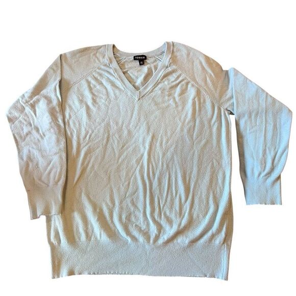 Torrid V-Neck Pullover Sweater Light Blue Size 00 - Picture 1 of 7